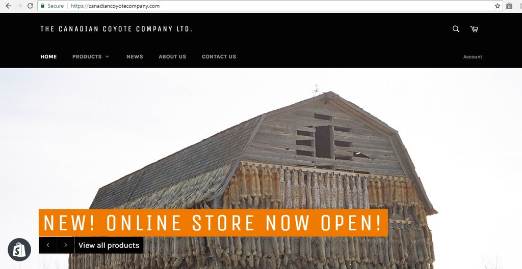 Online Store Now Open!