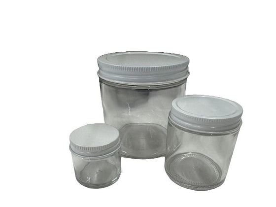 Glass Lure/Bait Jars - Bottles