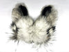 Ladies Wolf Fur Mitts -Bright