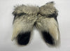 Ladies Wolf Fur Mitts -Bright