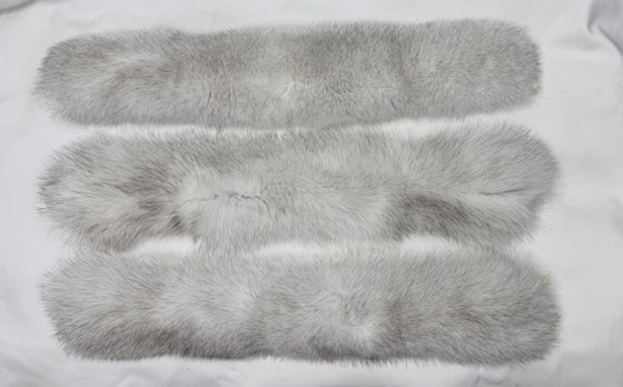 Blue Fox Fur Ruffs/Parka Strips