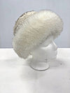 Blue Fox Winter Hat w Knitted Mink