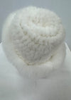 Shadow Fox Winter Hat w Knitted Mink
