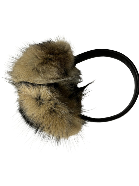 Premium Luxury Collection Ear Muffs - Long Knap Coyote