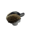 Leather Ranch Cap w Coyote Fur Flaps