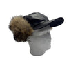 Leather Ranch Cap w Coyote Fur Flaps