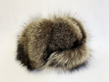 Raccoon Jockey Hat Full-Fur